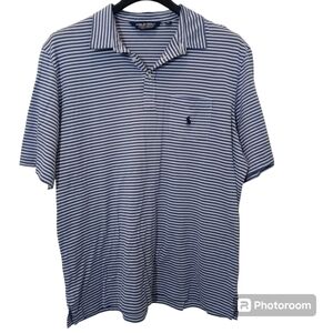 Polo Golf Ralph Lauren Men's Striped Short Sleeve Pima Cotton Shirt Size XL